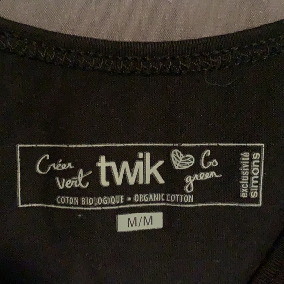 Twik black bodysuit tee - Picture 2 of 4